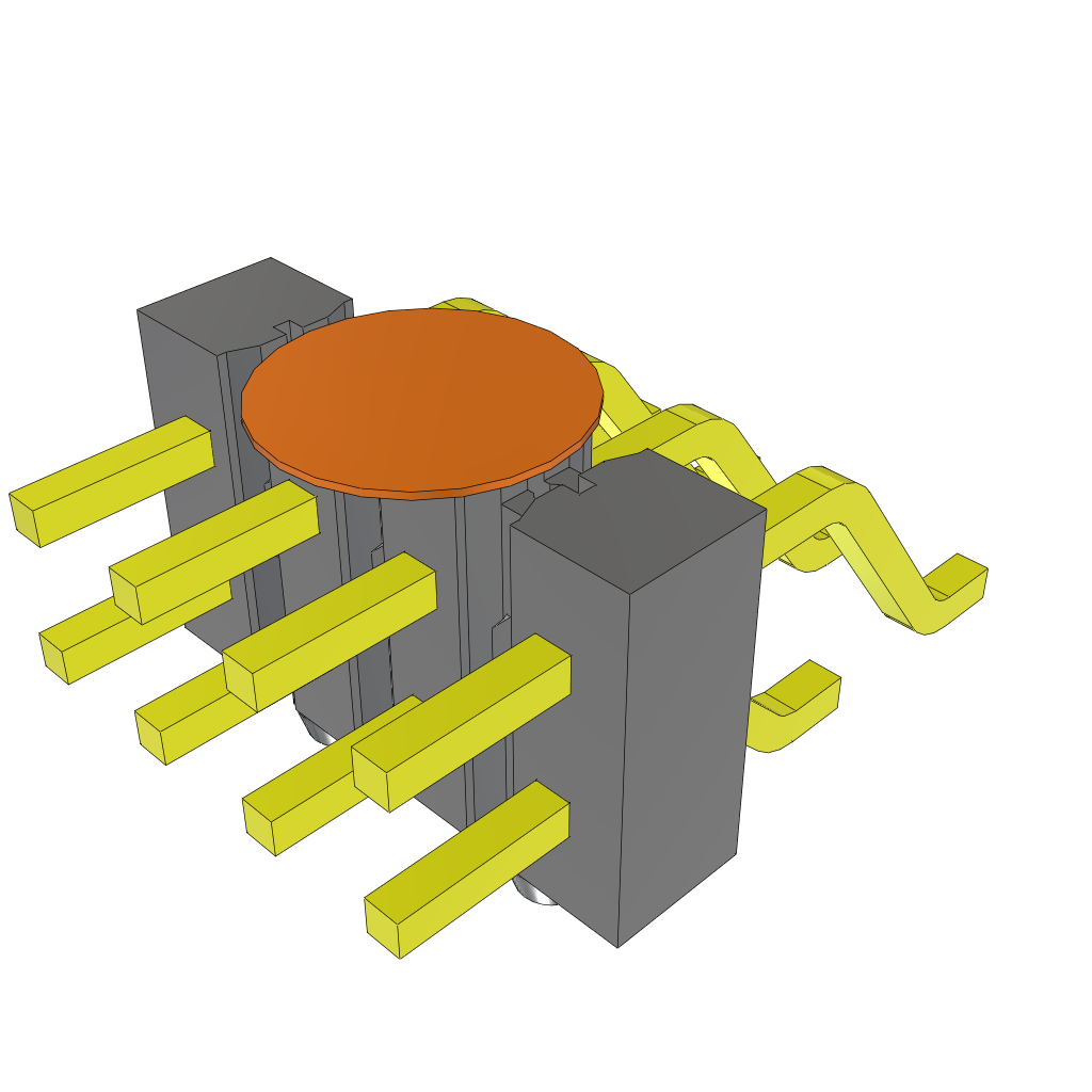 All Parts Connectors BTB Connectors TSM-104-04-F-DH-A-K-TR by Samtec