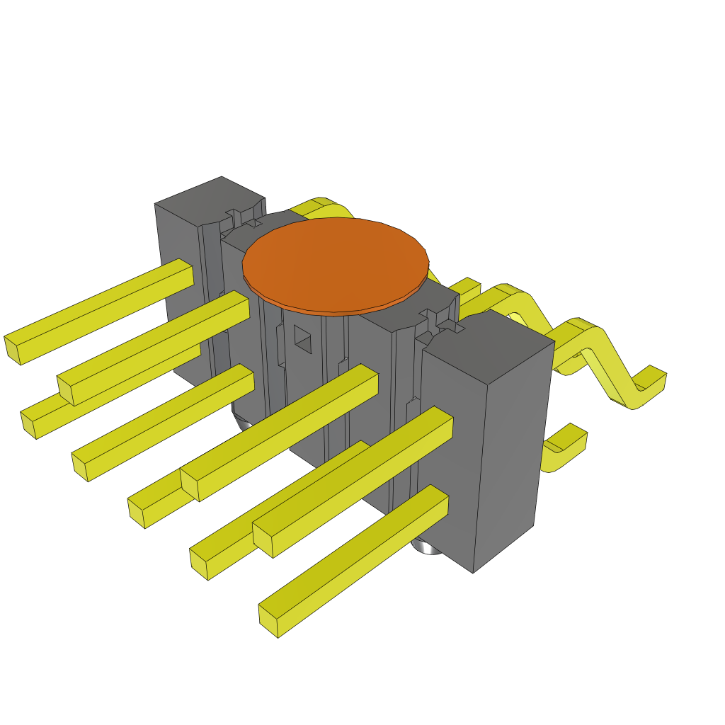 All Parts Connectors BTB Connectors TSM-105-01-L-DH-A-006-K-TR by Samtec