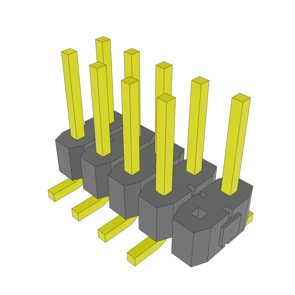 All Parts Connectors rugged connector TSM-105-01-L-DV-009 by Samtec
