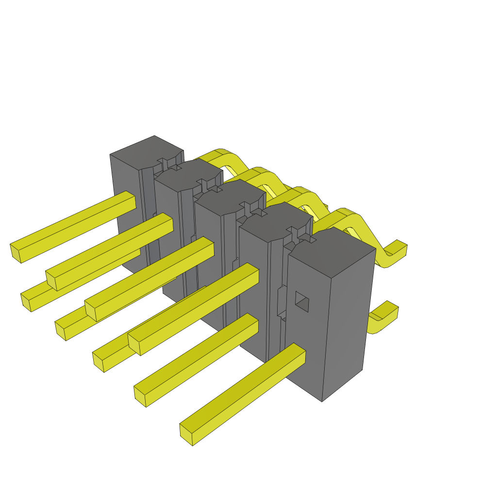 All Parts Connectors rugged connector TSM-105-01-T-DH-010-TR by Samtec
