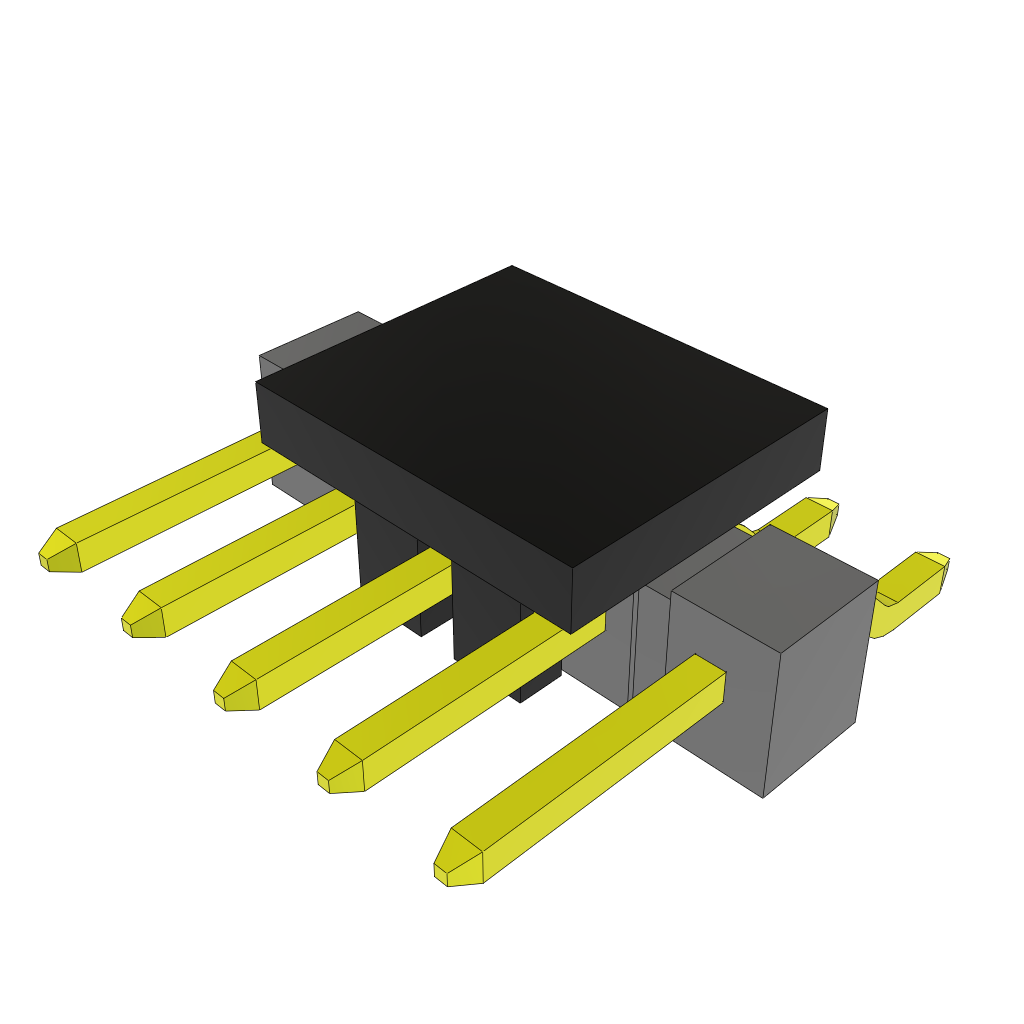 All Parts Connectors rugged connector TSM-105-01-T-SH-P by Samtec