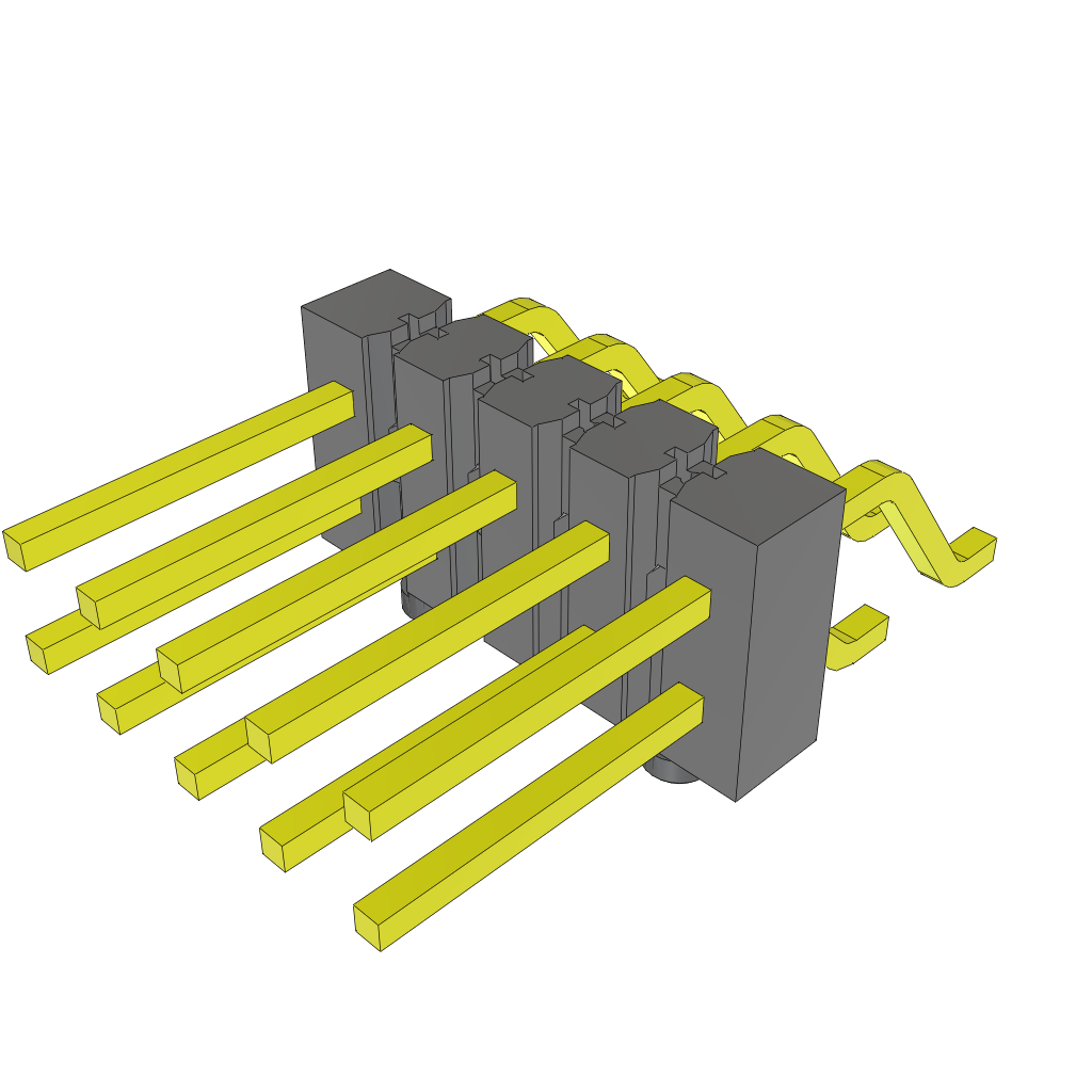 All Parts Connectors BTB Connectors TSM-105-02-L-DH-SL by Samtec