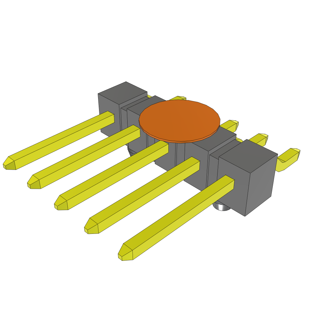 All Parts Connectors rugged connector TSM-105-02-LM-SH-A-K-TR by Samtec