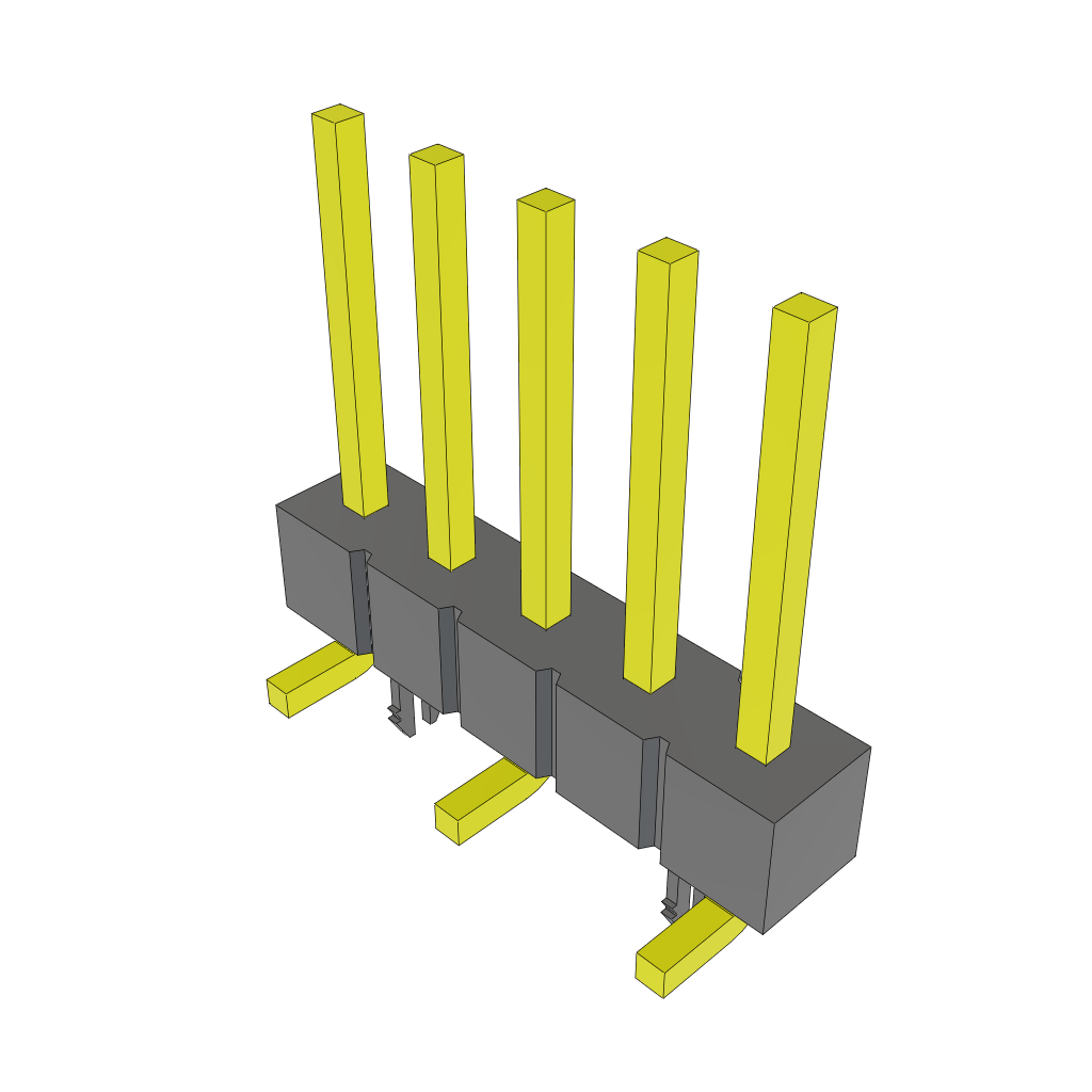 All Parts Connectors rugged connector TSM-105-02-T-SV-LC by Samtec