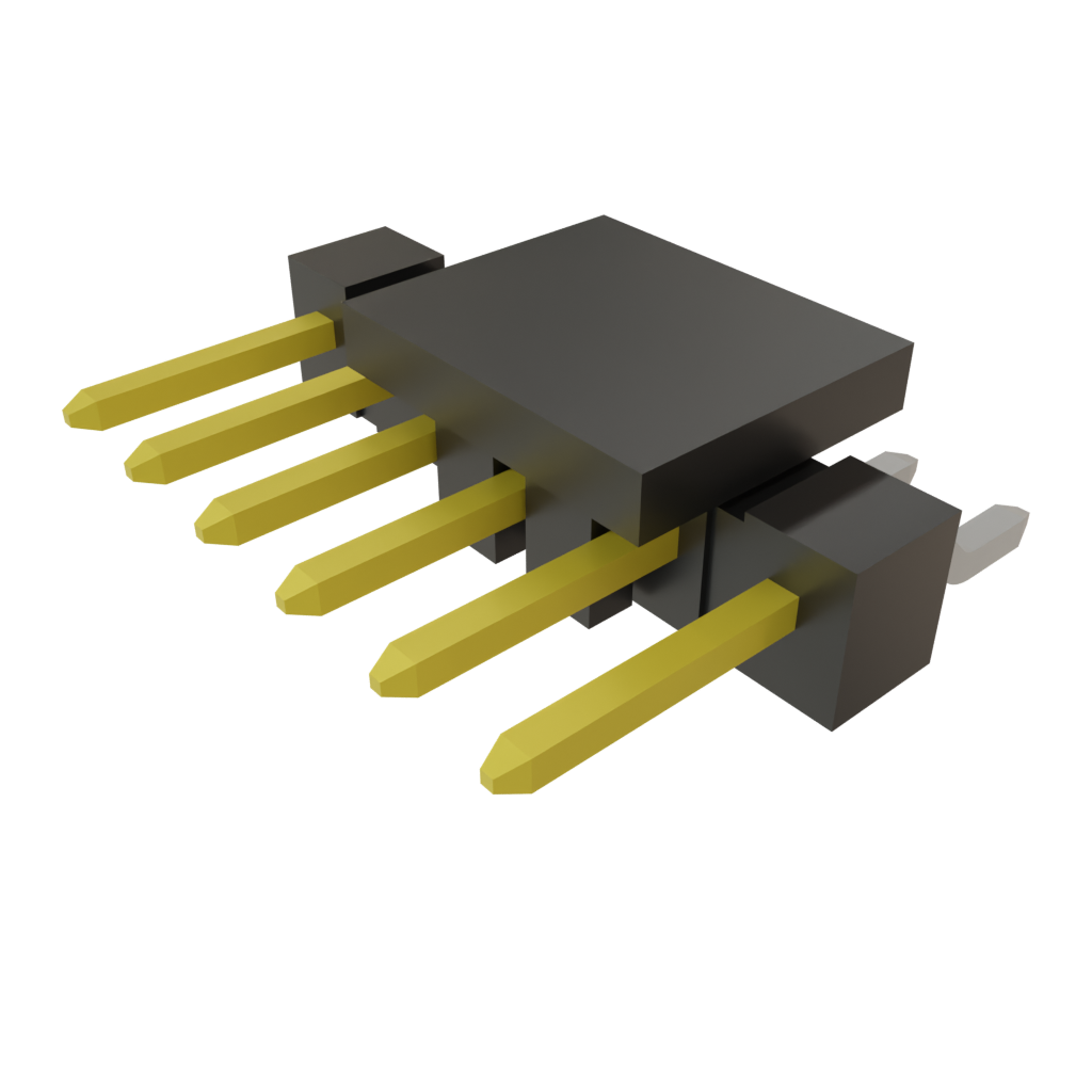 All Parts Connectors rugged connector TSM-106-01-L-SH-P-TR by Samtec