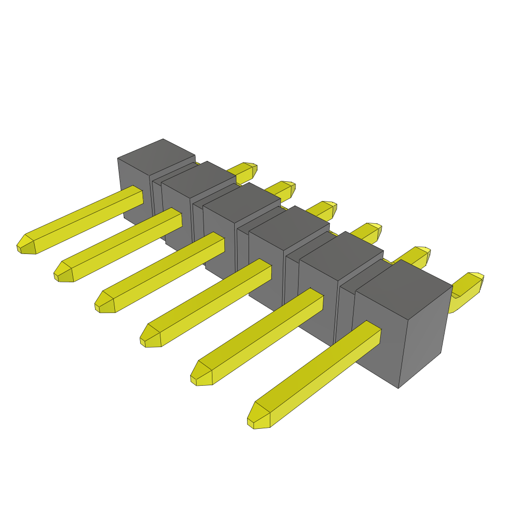 All Parts Connectors rugged connector TSM-106-01-L-SH-TR by Samtec