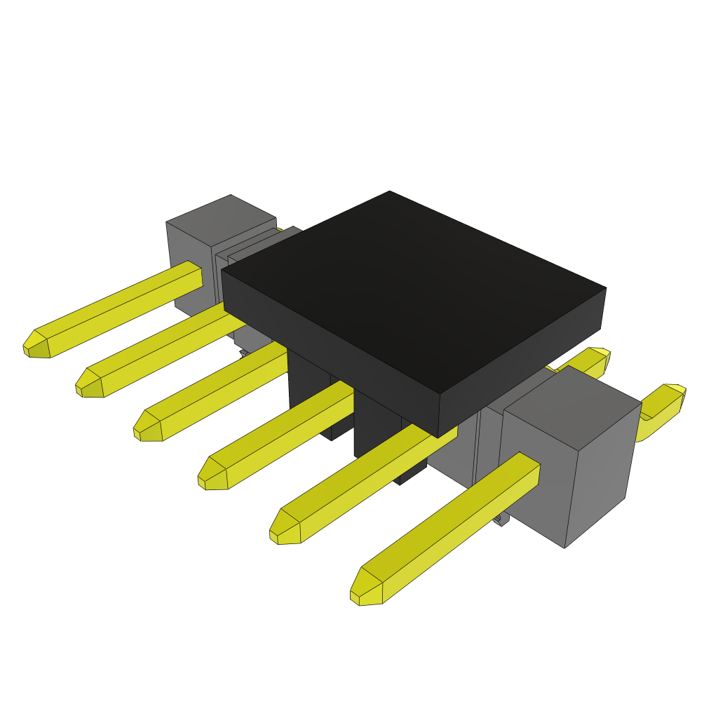 All Parts Connectors BTB Connectors TSM-106-01-S-SH-LC-P by Samtec
