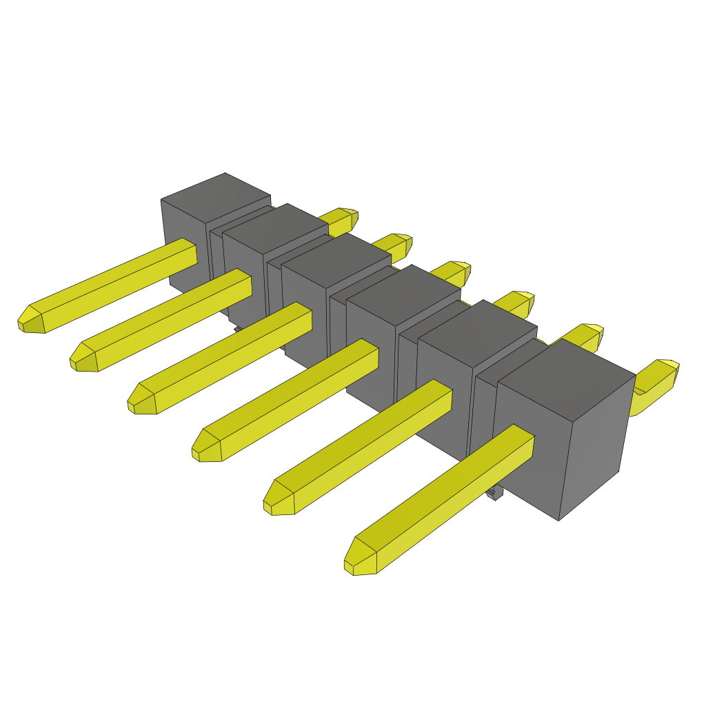 All Parts Connectors rugged connector TSM-106-01-T-SH-LC by Samtec