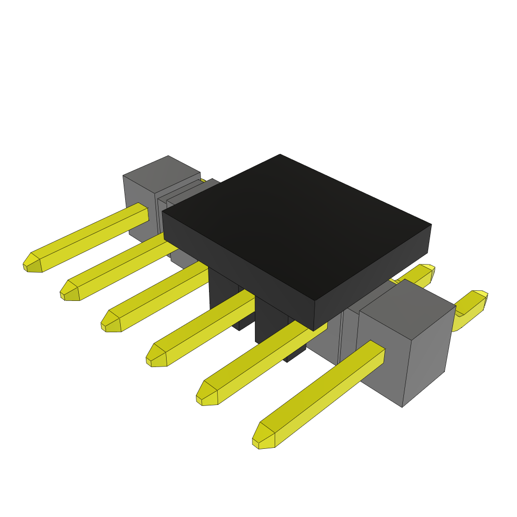 All Parts Connectors rugged connector TSM-106-01-T-SH-P-TR by Samtec