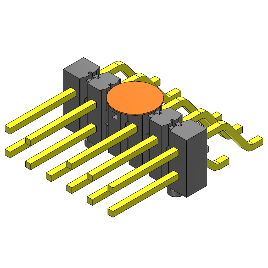 All Parts Connectors BTB Connectors TSM-106-02-L-DH-SL-006-K-TR by Samtec