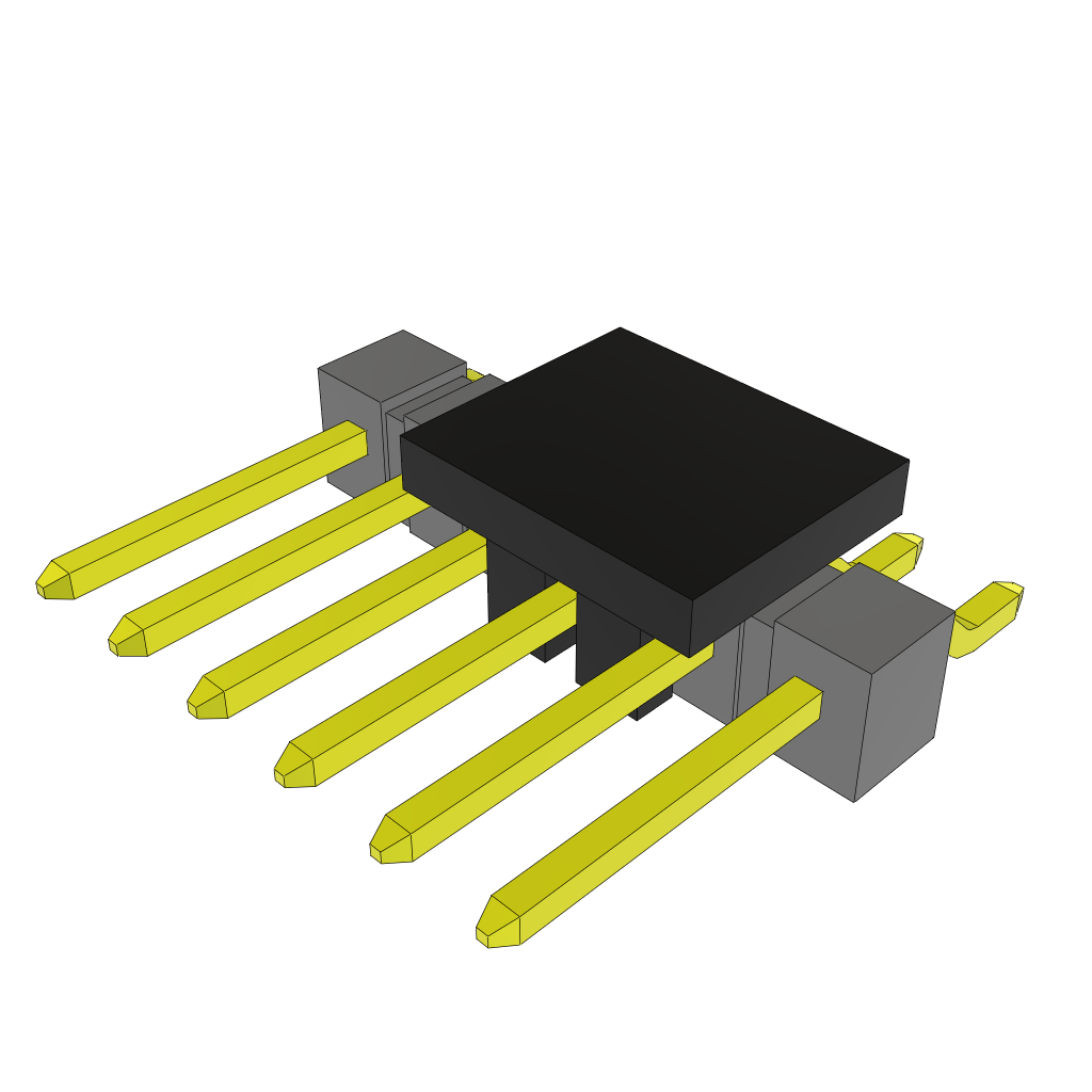 All Parts Connectors rugged connector TSM-106-02-T-SH-P-TR by Samtec