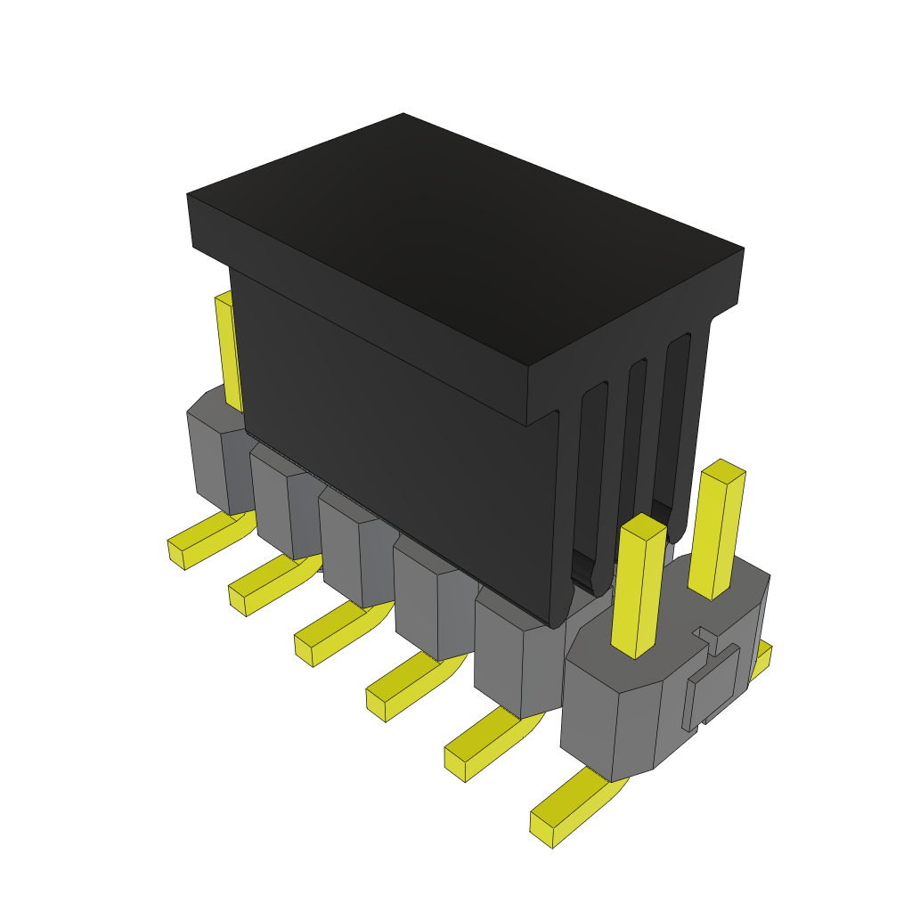 All Parts Connectors BTB Connectors TSM-106-04-F-DV-A-P-TR by Samtec