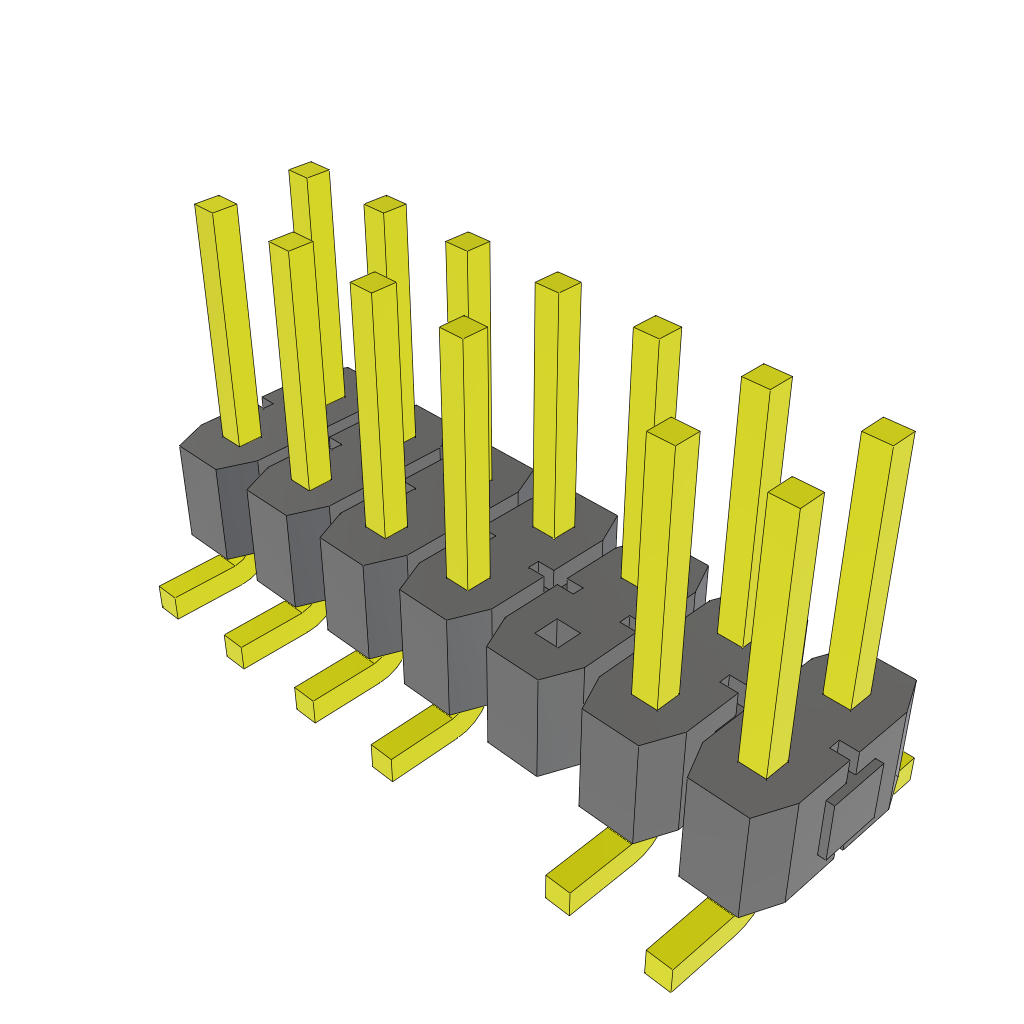 TSM-107-01-L-DV-009 by Samtec