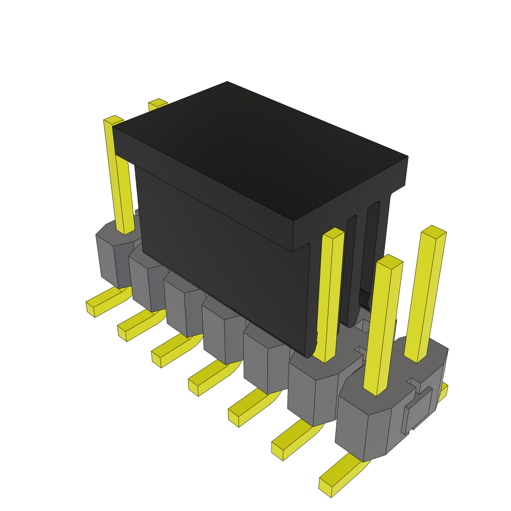 All Parts Connectors rugged connector TSM-107-01-L-DV-012-P-TR by Samtec