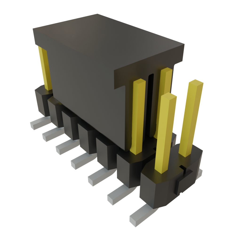 All Parts Connectors rugged connector TSM-107-01-L-DV-P-TR by Samtec