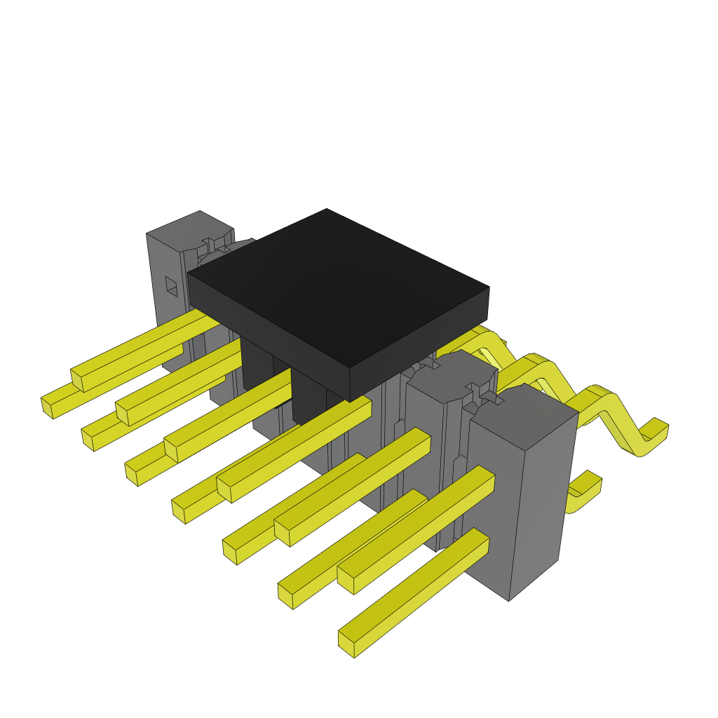 All Parts Connectors rugged connector TSM-107-01-LM-DH-002-P by Samtec