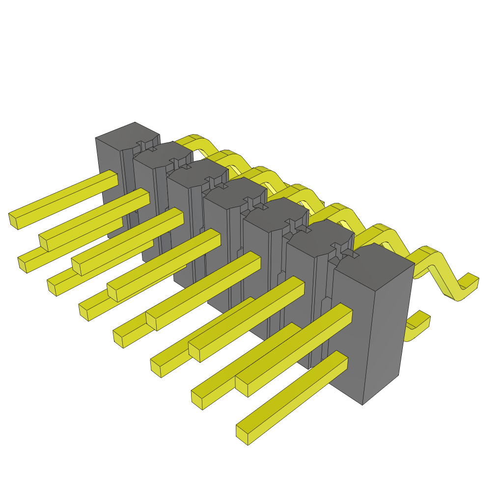 All Parts Connectors BTB Connectors TSM-107-01-LM-DH-LC-TR by Samtec