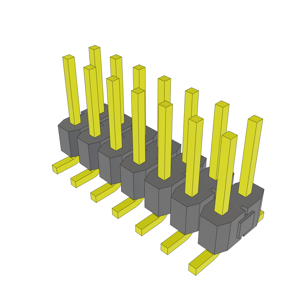 All Parts Connectors rugged connector TSM-107-01-LM-DV-LC by Samtec