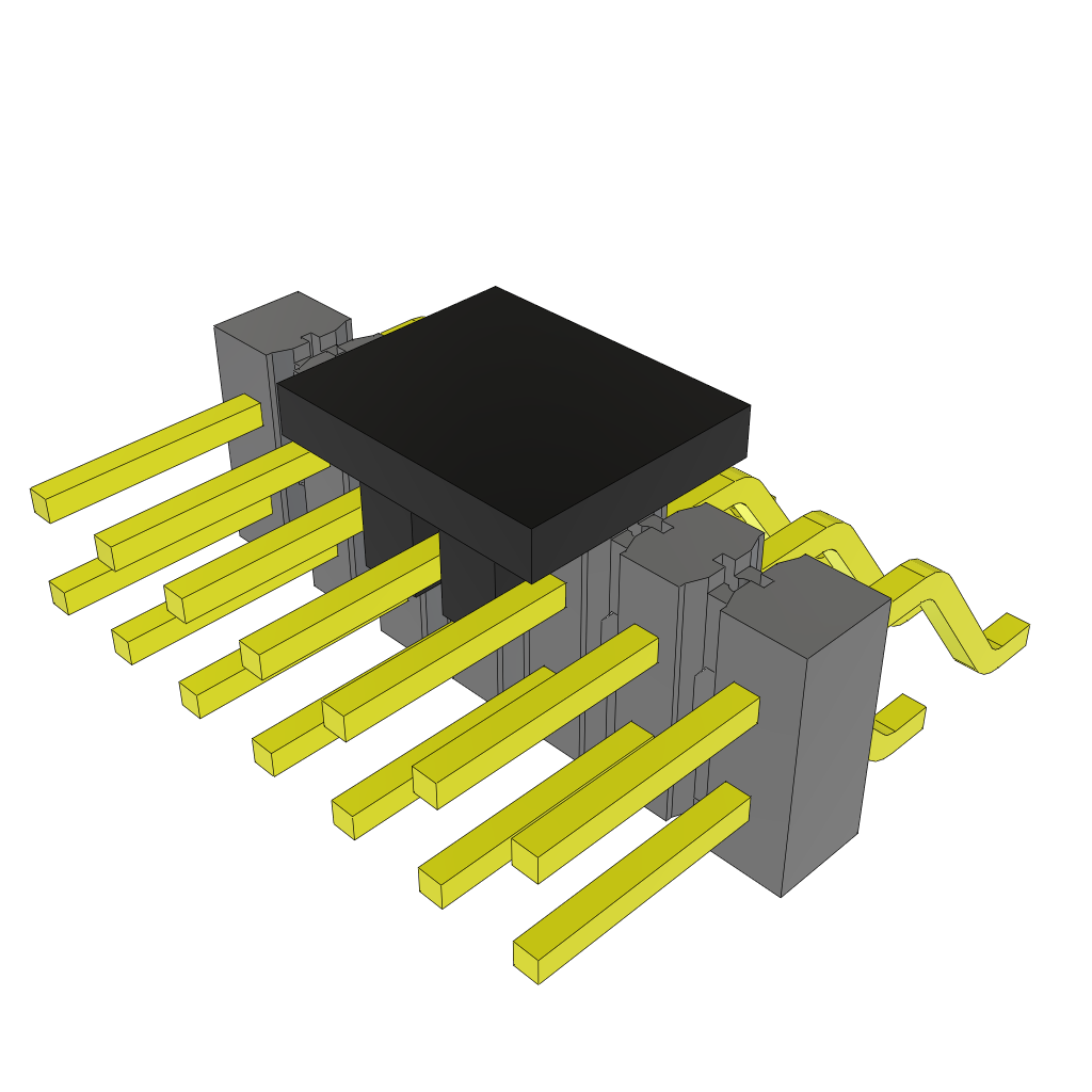 All Parts Connectors BTB Connectors TSM-107-01-S-DH-LC-P by Samtec