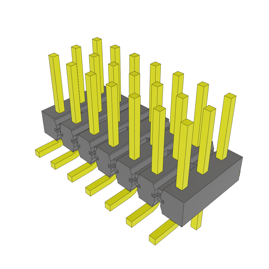 All Parts Connectors rugged connector TSM-107-01-S-TM by Samtec