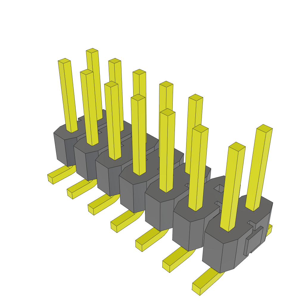 TSM-107-01-T-DV-012 by Samtec