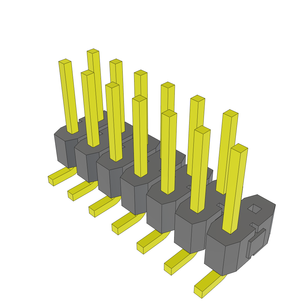 TSM-107-01-T-DV-014 by Samtec