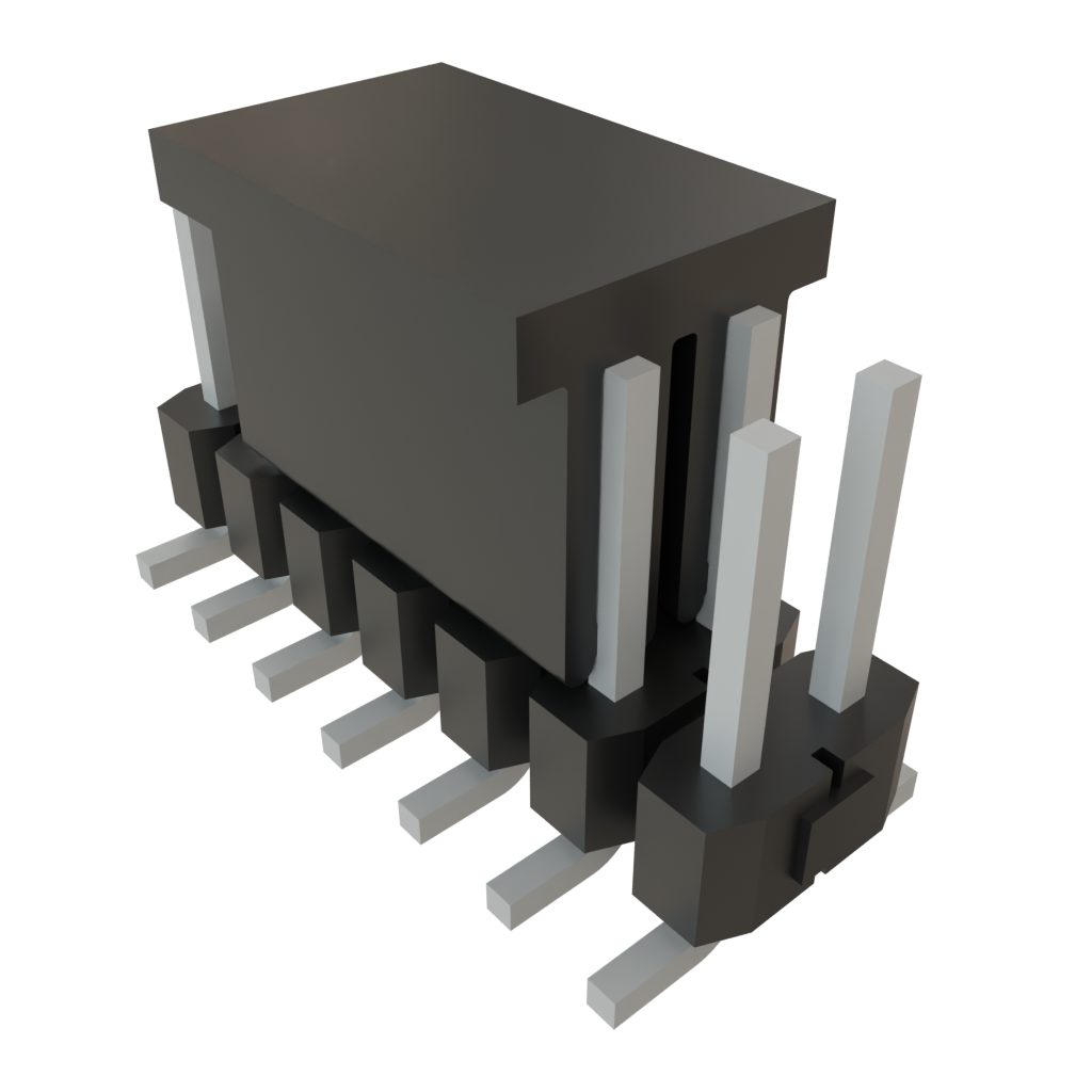 All Parts Connectors rugged connector TSM-107-01-T-DV-A-P-TR by Samtec