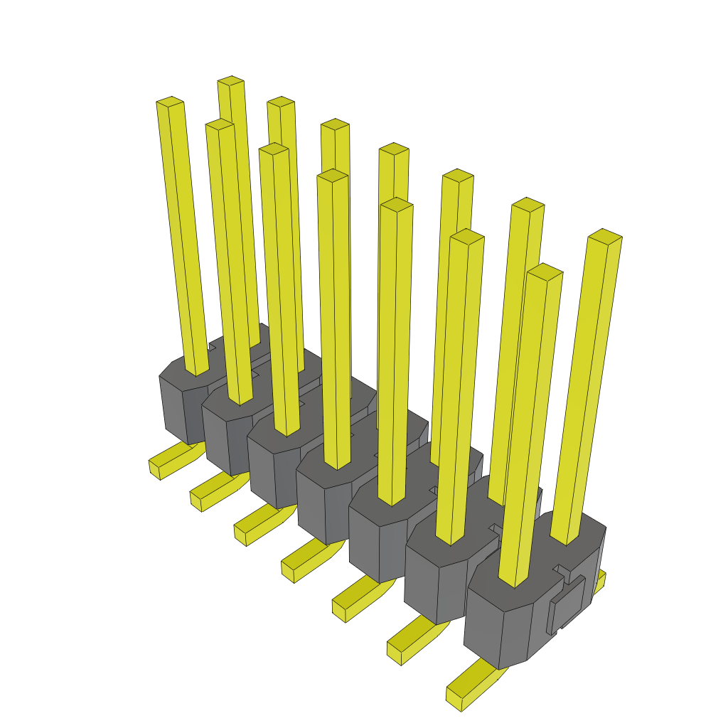 All Parts Connectors BTB Connectors TSM-107-03-G-DV by Samtec
