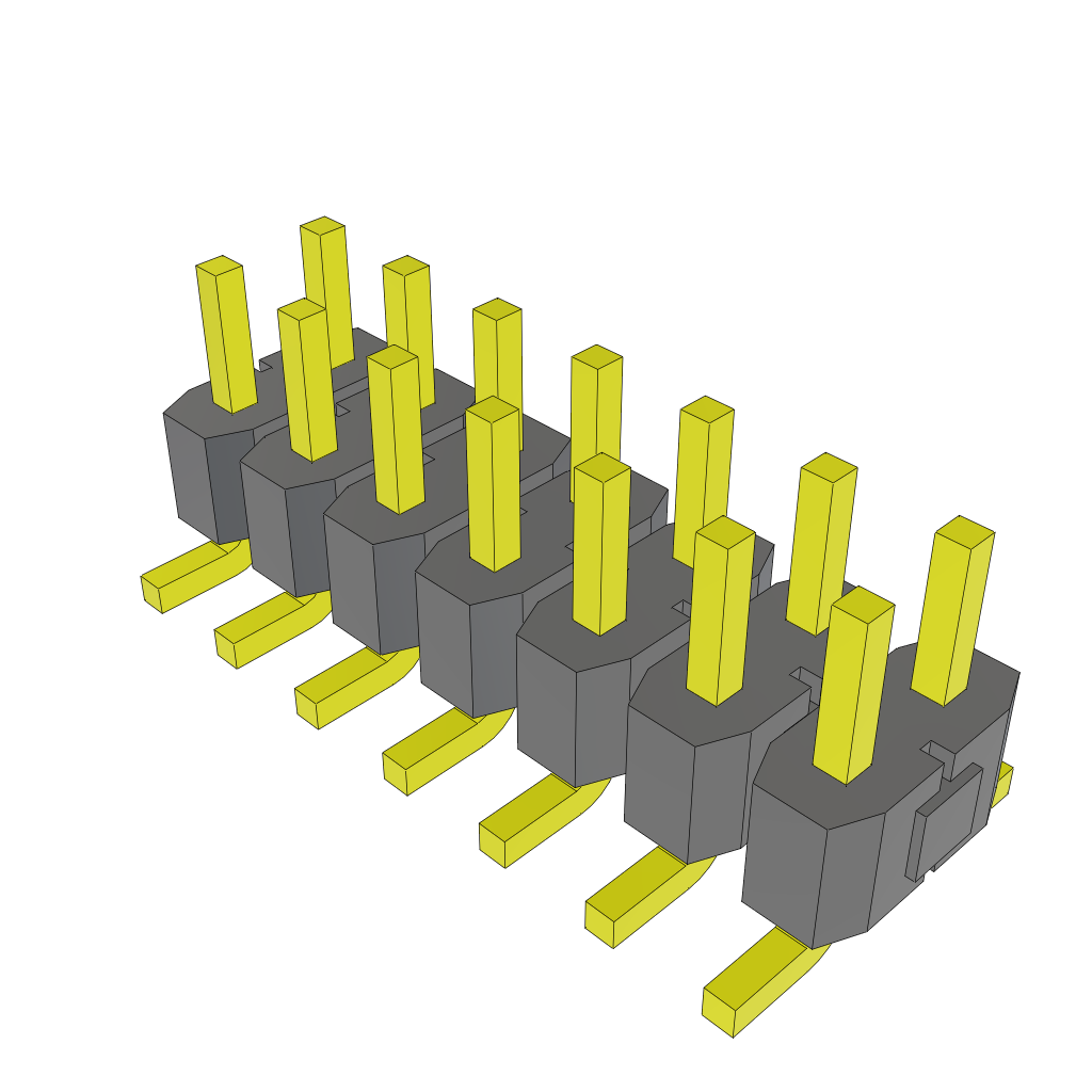 All Parts Connectors rugged connector TSM-107-04-F-DV by Samtec