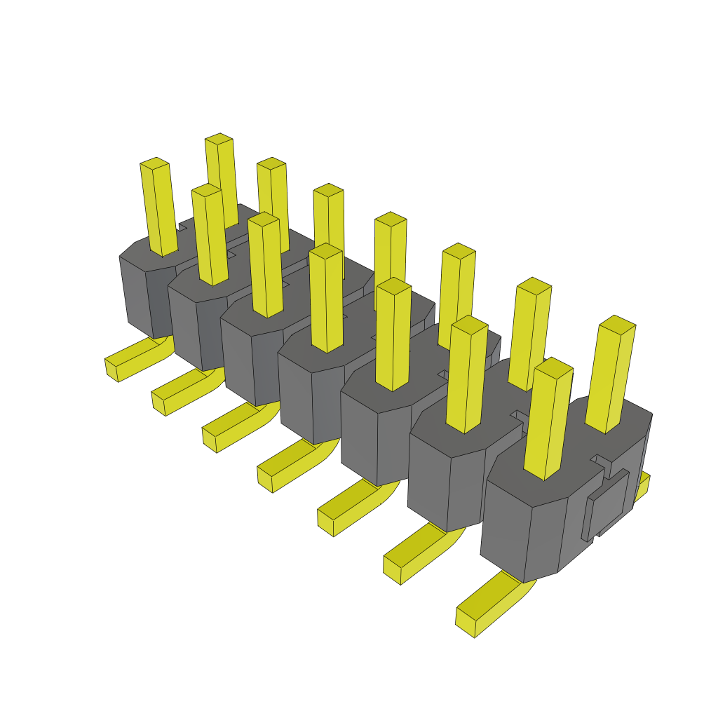 All Parts Connectors rugged connector TSM-107-04-L-DV-LC by Samtec