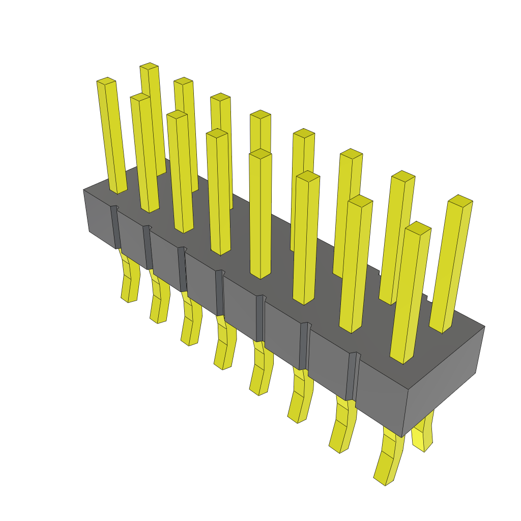 All Parts Connectors rugged connector TSM-108-01-L-EM by Samtec