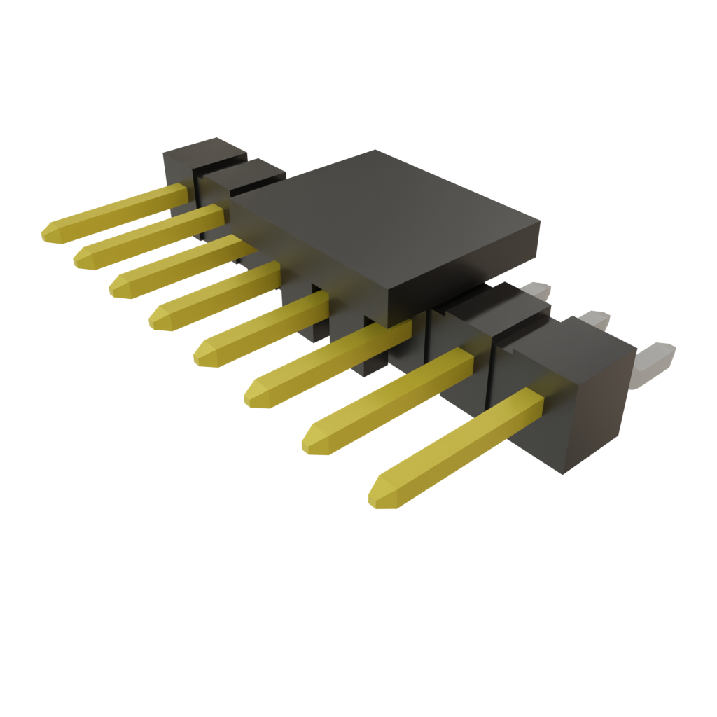 All Parts Connectors rugged connector TSM-108-01-L-SH-P-TR by Samtec