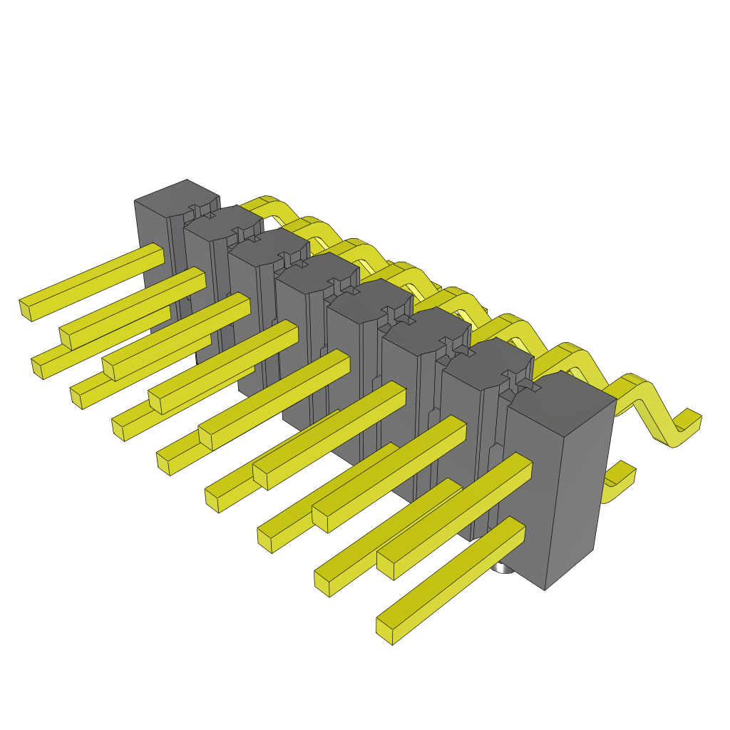All Parts Connectors rugged connector TSM-108-01-S-DH-A by Samtec