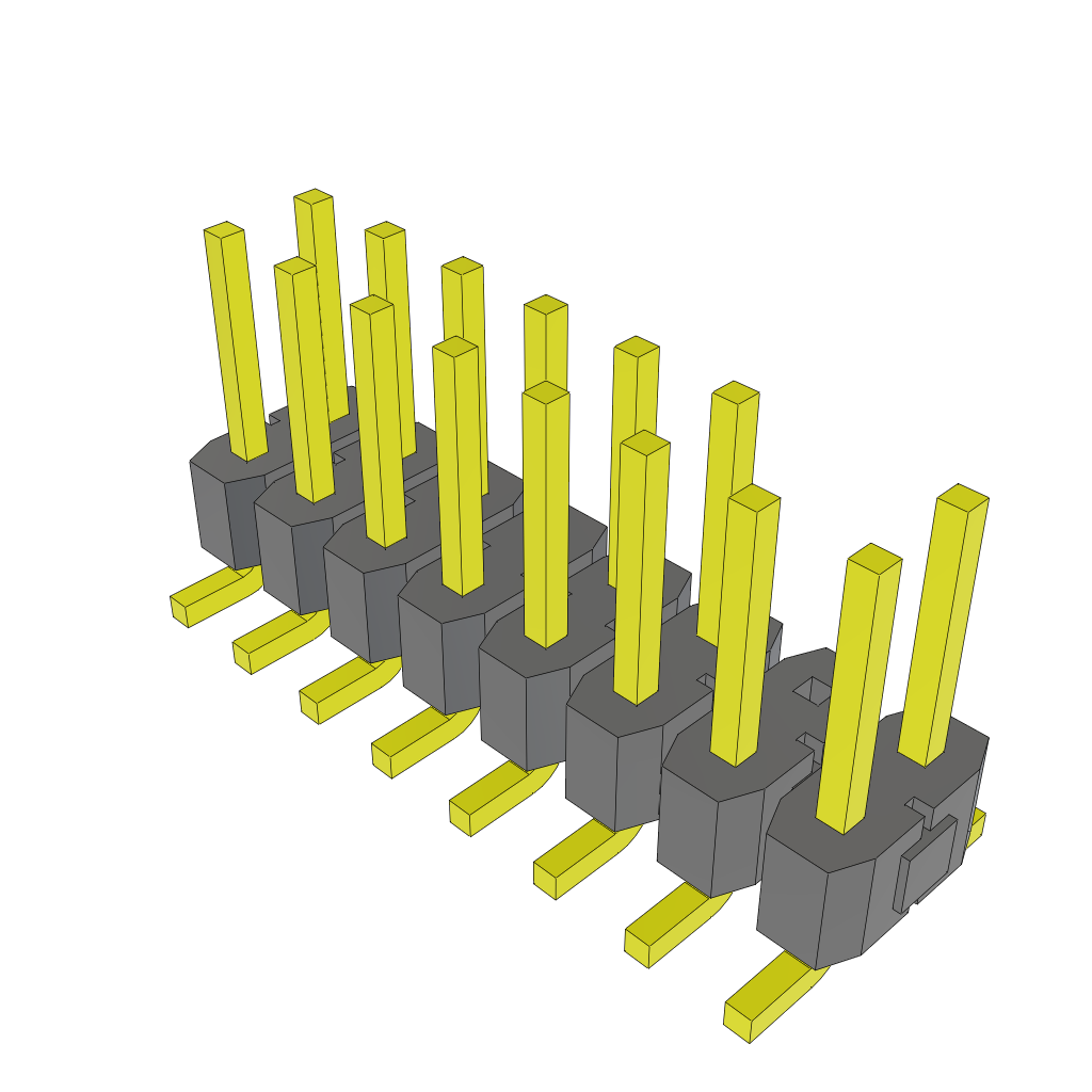 All Parts Connectors rugged connector TSM-108-01-T-DV-014 by Samtec