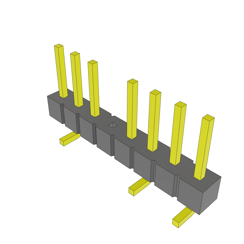 All Parts Connectors rugged connector TSM-108-01-T-SV-005 by Samtec
