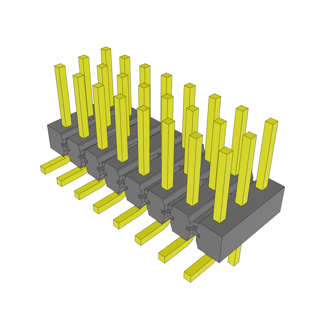 All Parts Connectors rugged connector TSM-108-01-TL-TM by Samtec
