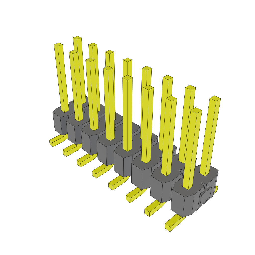All Parts Connectors BTB Connectors TSM-108-02-F-DV-LC by Samtec