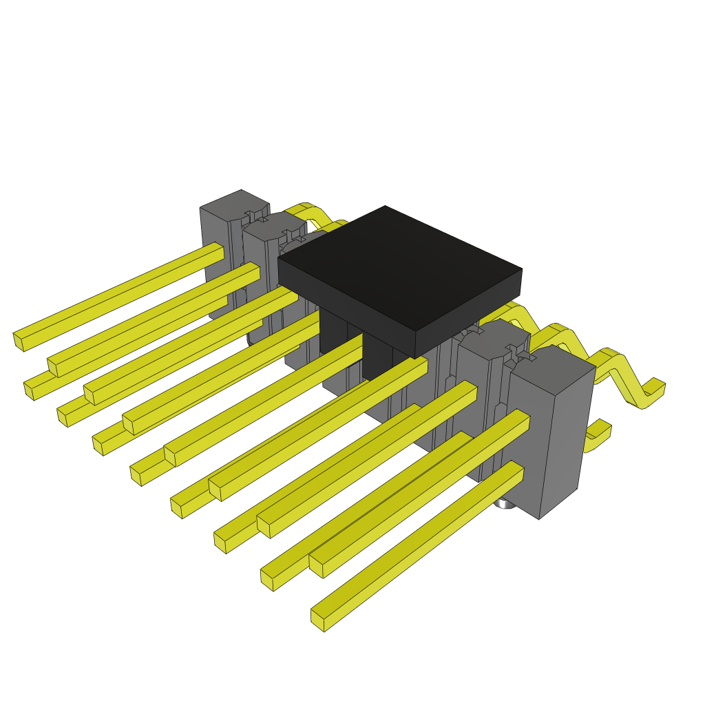 All Parts Connectors rugged connector TSM-108-03-F-DH-A-P-TR by Samtec