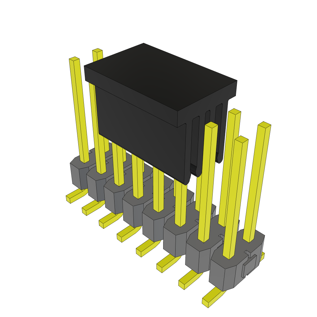 All Parts Connectors rugged connector TSM-108-03-T-DV-P by Samtec
