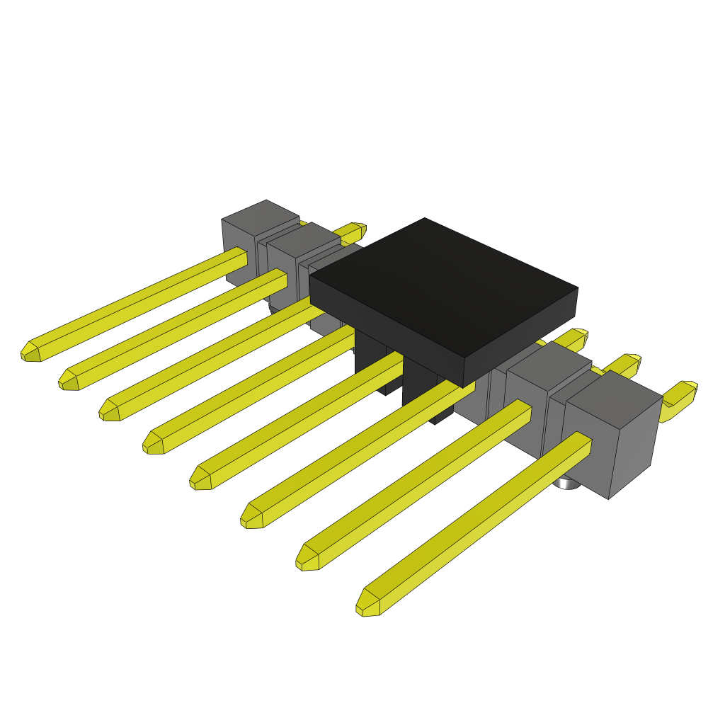 All Parts Connectors rugged connector TSM-108-03-T-SH-A-P-TR by Samtec