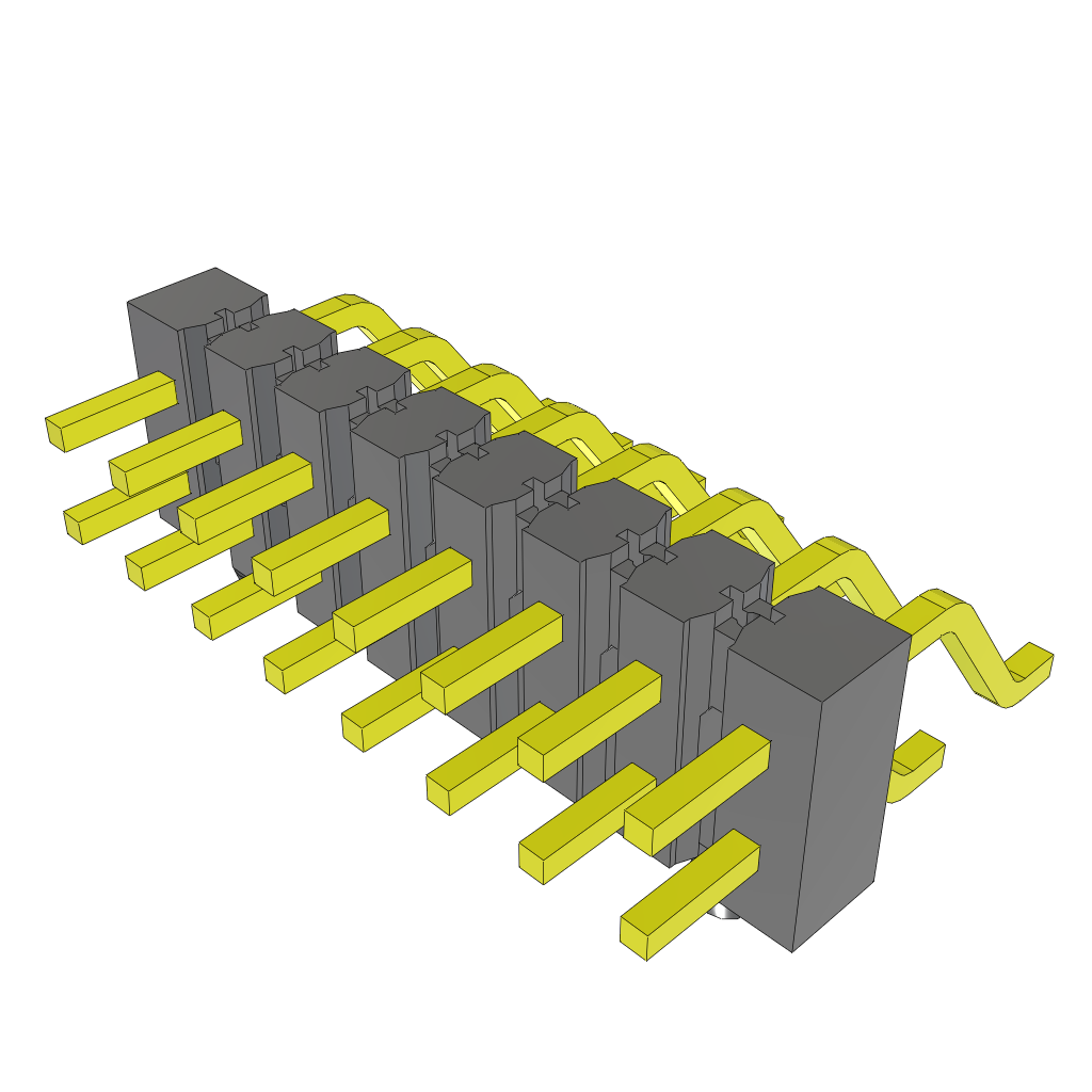 All Parts Connectors rugged connector TSM-108-04-F-DH-A by Samtec