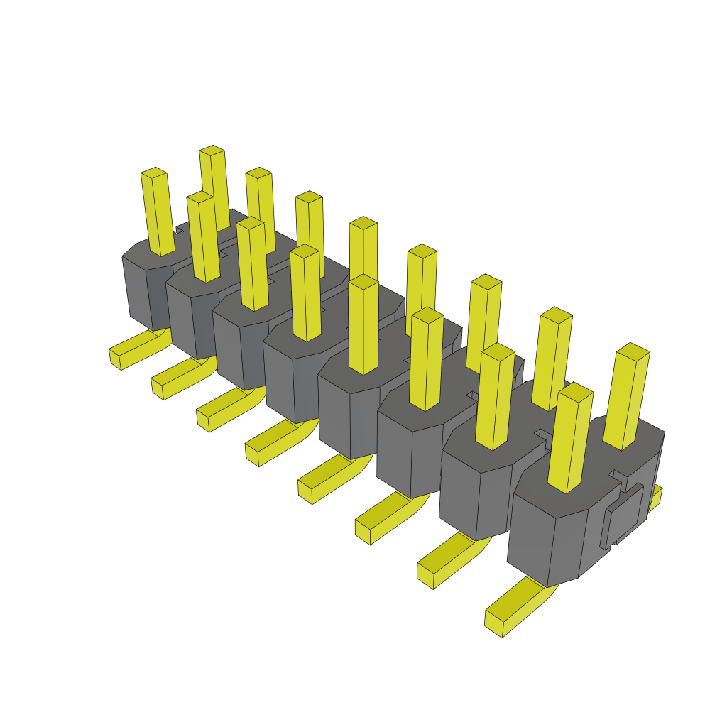 All Parts Connectors rugged connector TSM-108-04-L-DV-LC by Samtec