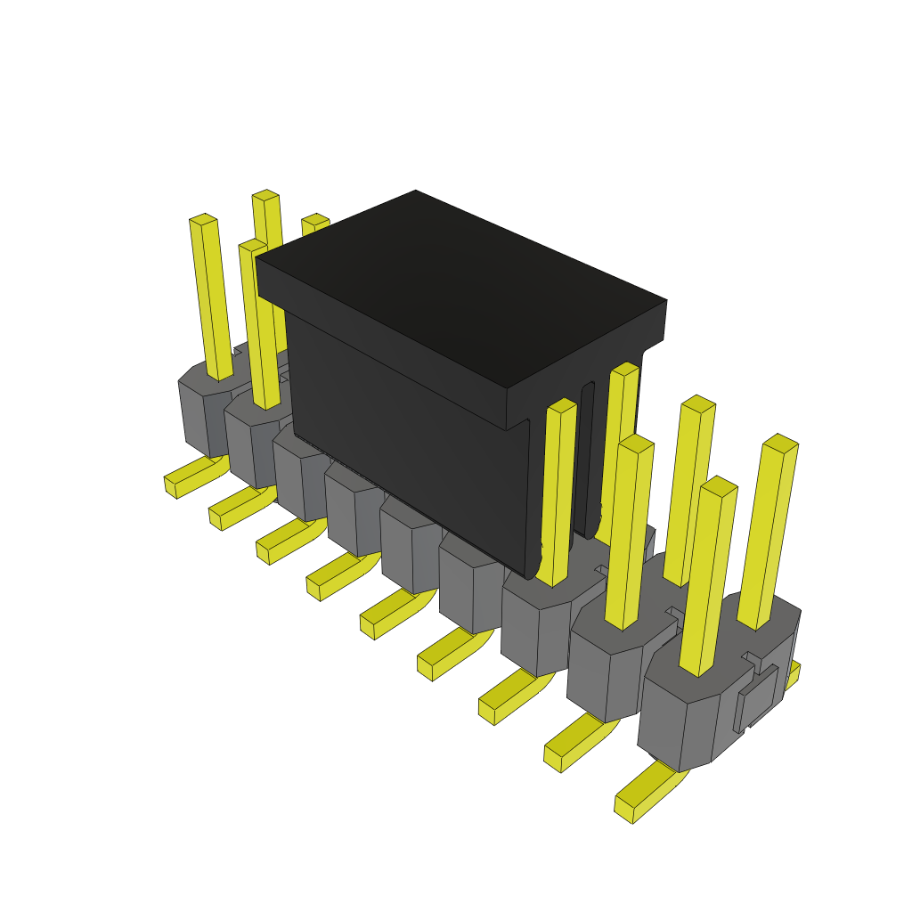 All Parts Connectors rugged connector TSM-109-01-F-DV-A-P-TR by Samtec