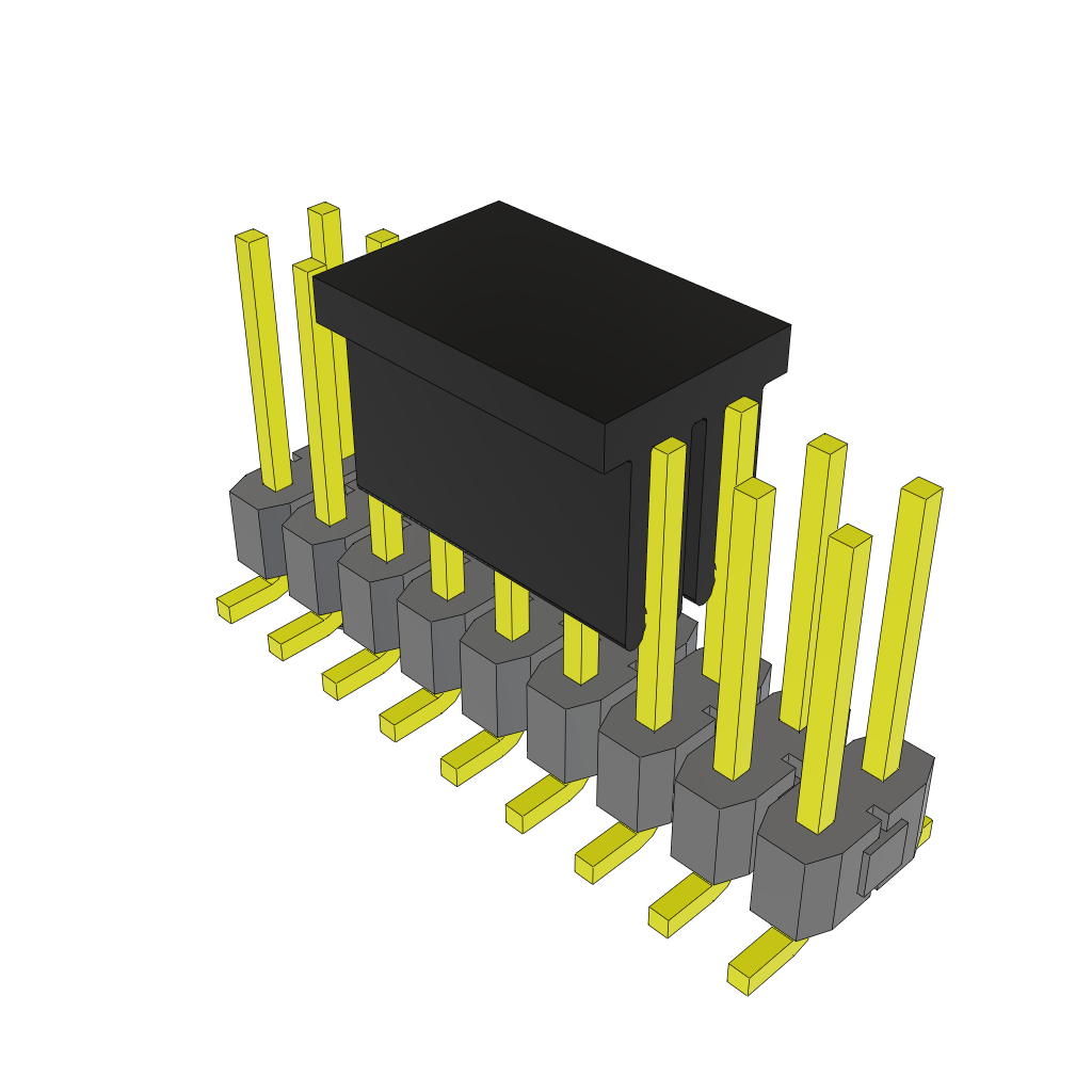 All Parts Connectors rugged connector TSM-109-02-L-DV-A-P by Samtec
