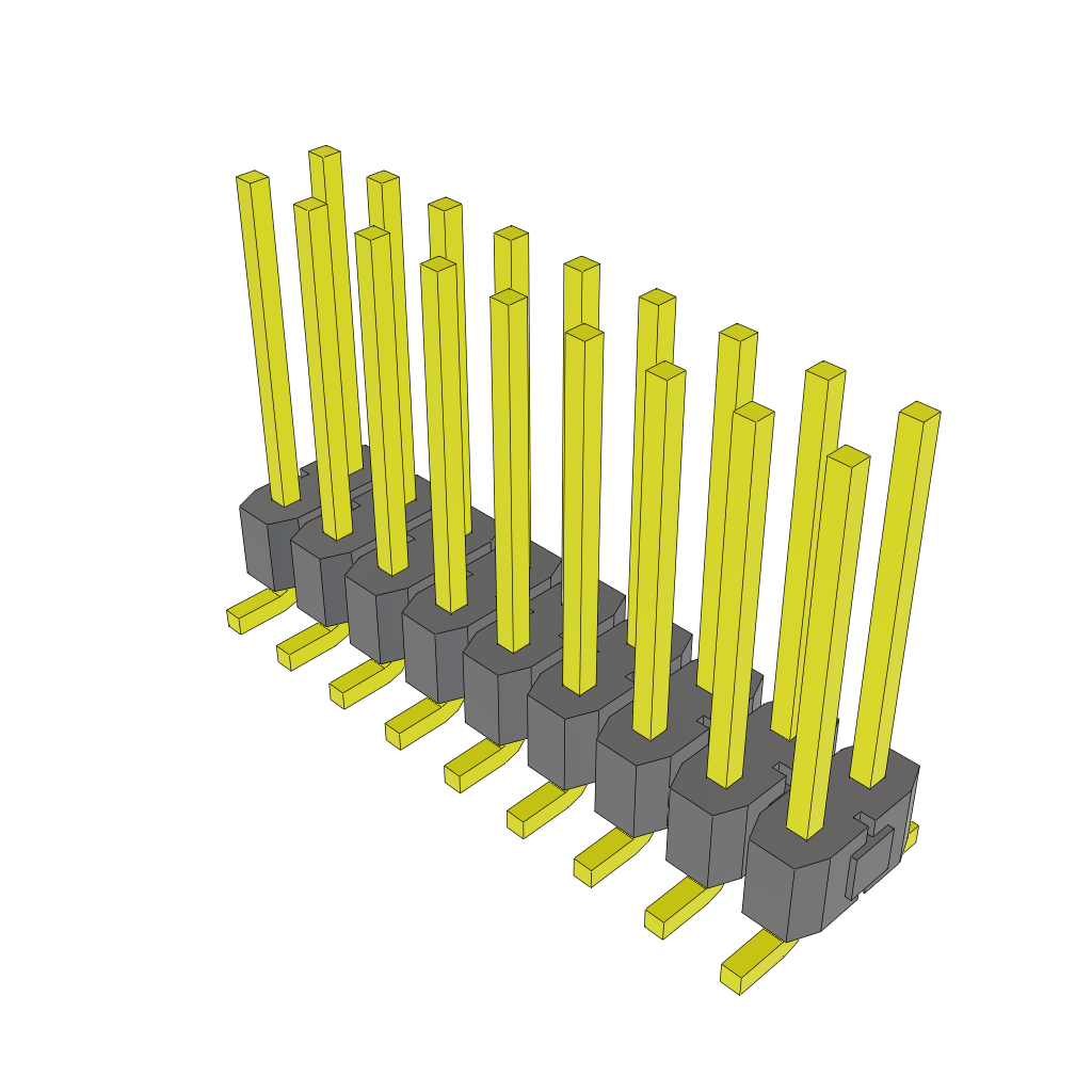 All Parts Connectors rugged connector TSM-109-03-S-DV-LC by Samtec