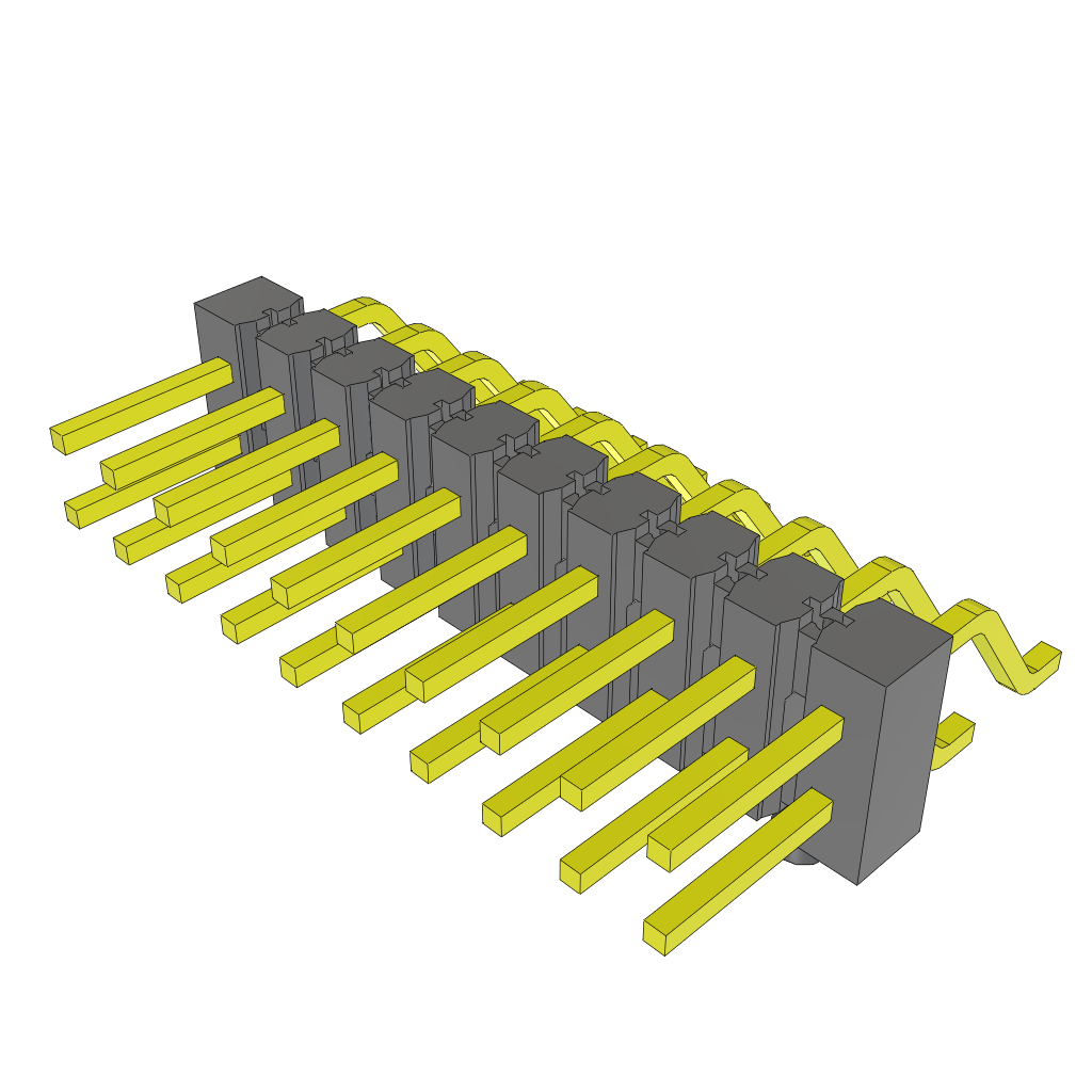 All Parts Connectors BTB Connectors TSM-110-01-L-DH-SL by Samtec