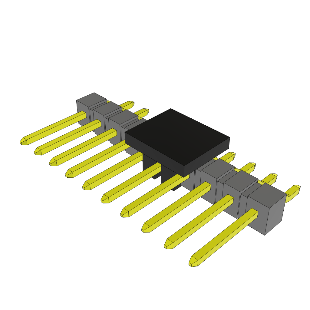 All Parts Connectors rugged connector TSM-110-02-S-SH-P by Samtec