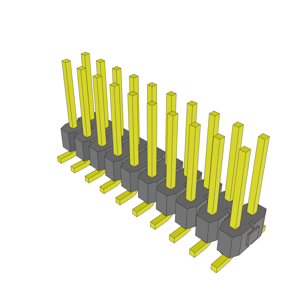 All Parts Connectors BTB Connectors TSM-110-02-SM-DV-A by Samtec