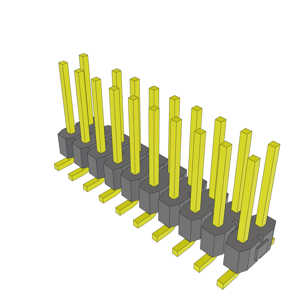 All Parts Connectors BTB Connectors TSM-110-02-T-DV-004 by Samtec