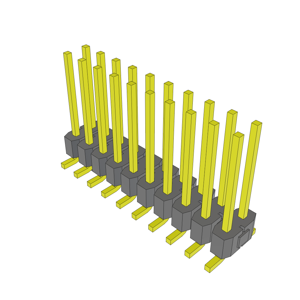 All Parts Connectors BTB Connectors TSM-110-03-F-DV-A by Samtec